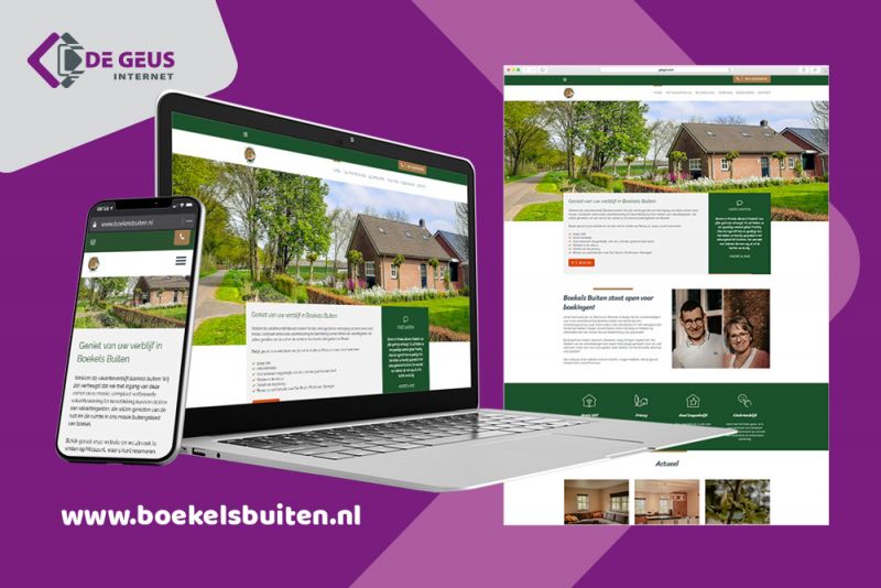 Nieuwe website voor Boekels Buiten